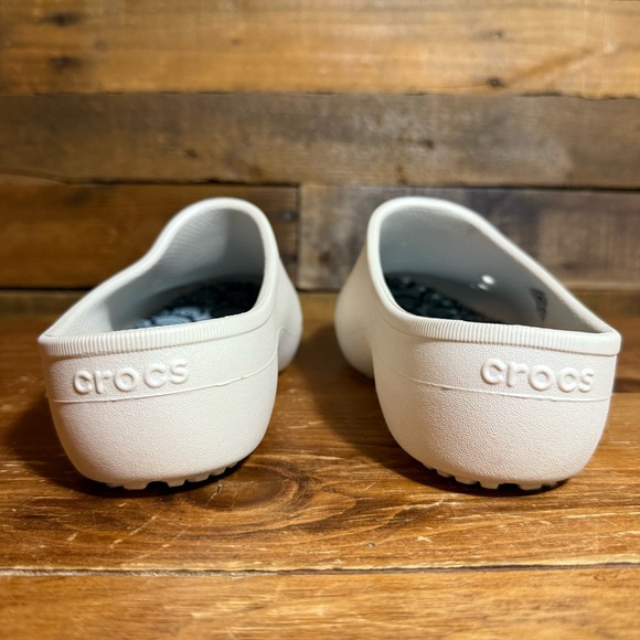 CROCS Tully Clog Cushioned Insole Women’s Size 8 Slip On Comfort‎ 10671 White - Picture 2 of 10